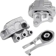 3pcs Engine Motor & Transmission Mount for Jeep for Compass 2.4l 2017-2020 68258599aa,68363755aa,68363756aa Engine Gearbox Support