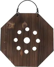 BESPORTBLE Mounting Board Carbonized Wood Boho Wall Decor Indoor Plant Hanging Planter Vertical Garden Decor