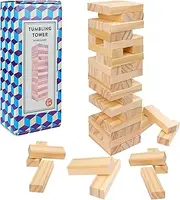 Offelec Wooden Tumbling Tower Game