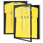 VEVOR 2PCs Jersey Display Frame Case, 590 x 790 x 40 mm, Large Lockable Sport Jersey Shadow Box with 98% UV Protection PC Glass and Hangers, for Baseb