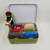 在飛比找樂天市場購物網優惠-西班牙細軟短纖小鐵盒優雅玫瑰組合diy材料包 羊毛氈材料包《
