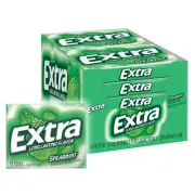 EXTRA SPEARMINT Sugar Free Gum, 15 Sticks (Pack of 10)