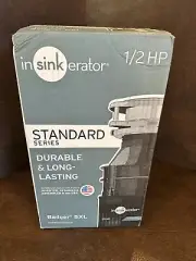 InSinkErator Badger 1/2 HP5XL Garbage Disposal Food Waste Disposer Unopened Box