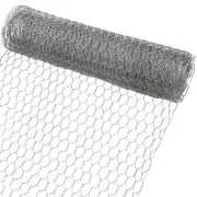Galvanized Hexagonal Chicken Wire Net DIY Wire Mesh Animal Fence Netting biOXe