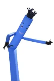 Blue 20 Ft Air Inflatable Dancing Wind Dancer Dancing Sky Puppet No Blower