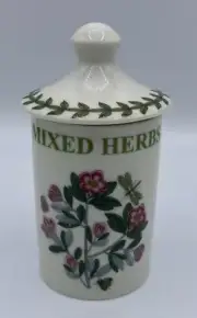 Portmeirion Botanic Garden Spice Jar With Lid-Mixed Herbs 4.5" NEW