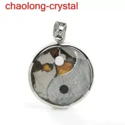 43.45Ct Pallasite Meteorite Pendant Brenham Meteorite Necklace --192