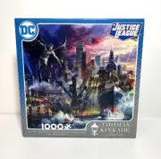 Thomas Kinkade Justice League Showdown Puzzle -1000 Pieces 25.6” x 19"- 2019 NEW