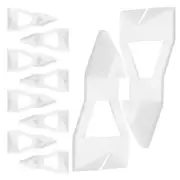 10pcs Floating Shelf Support Bracket Wardrobe Divider Bracket Closet Board