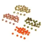 25pcs Slotted Tungsten Fly Tying Beads DIY Fly Tying Materials 2.5mm Fishing