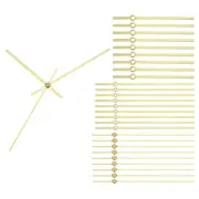 Clock Hands Kit, 10 Set Clock Hands Kits Clock Mechanism Aluminum, Gold, A10