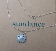 SUNDANCE CATALOG Sterling Silver "In Your Stars" Aquarius Pendant Necklace NIB