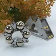 Metal Five Beads Ferris Wheel fingertip gyro Stainless Fidget Spinner