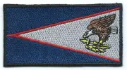 American Samoa Flag Embroidered Patch Iron-on