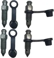 Motorcycle Accessories 1 Set of Brake Bleeder Screw Caps Drain Oil Screw for Motorbike Exhaust Bolts for Motorbike