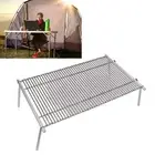 Roll Up Camping Table Stainless Steel Compact Outdoor Folding Portable Picnic