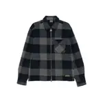 [Barbour] Barbour Checked Zip-up Overshirt S BLUE/GREY