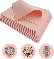 PIXESTT Tattoo Skin Practice, Double Sides fake skin for Tattoo Supplies, Tattoo Kit, for Beginners and Experienced Tattoo Artists. (10 Sheets)