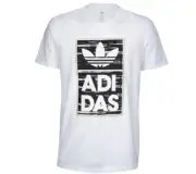 Adidas Originals "Modern Static" T-Shirt White Men's 2XL BNWT FREE SHIPPING