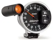 Auto Meter Auto gage Shift-Lite Tachometer 5" Pedestal Memory Black 0-10,000rpm