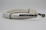 Cable Assemblies Now LMR-240/LMR240 White Times Microwave Low Loss Coaxial Cable - UHF-Male to UHF-Male Connectors - 25 Feet - for Amateur Radio, WiFi Routers, Signal Boosters, Wireless LAN Devices