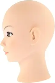 EPIGEIST Durable Wig Head Mannequin for Display and Training for Hair Styling Makeup Practice and Eyelash Extensions for Salons and Home Use