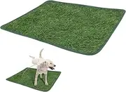 MOTHNUR Mat Dog Pee Pad Green Lawn Grass Pee Dogs Pet Training Grass Pad Absorbing Outside Indoor Mat Training Waterproof Protector Resistant Paw Outdoor Material Puppy