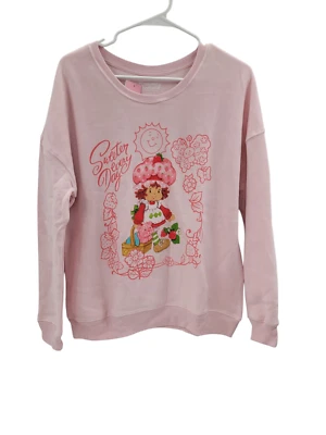 Juniors Med Strawberry Shortcake Sweatshirt - New 'Sweeter Every Day' Youth