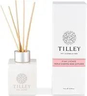 Tilley Classic White Pink Lychee Triple Scented Aromatic Reed Diffuser 75 ml