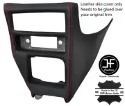 RED STITCH DASH CONSOLE TRIM LEATHER COVER FOR LANCIA MONTECARLO SCORPION