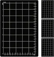 EXAOMBLE Cutting Mats of 4 Round Rubber Iron for Mechanics Barbers DIY Crafting