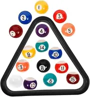 Children's Mini Billiards Pool Table Balls Triangle Rack 17pcs Billiard Balls Set Training Accessories Pool Toy