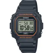 Casio F108WH-8A2, Chronograph Watch, Dark Gray Resin, Alarm, 7 Year Battery, NEW