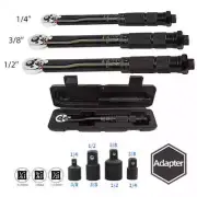 1/2 3/8 1/4 Inch Torque Wrench 2-210N.m Bicycle Preset Torques Key Precision