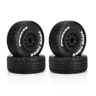 1/10 Rc Short Course Truck Road Wheels & Tires Set For Losi Tenacity SCT