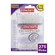 The Doctors BrushPicks Interdental Toothpicks with Portable Case 275 ct