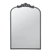 Arch Ornate Metallic Ready Hang Wall Mirror 61X92CM Acanthus Leaf Design