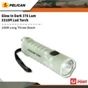 Pelican Glow In Dark 378 Lumen Rechargeable Waterproof Led Torch P3310plg2