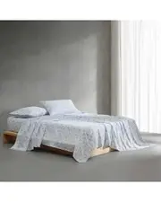 Calvin Klein 300 Thread Count Falling Petals Cotton Sateen Sheet Set