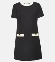 Valentino Wool and silk minidress