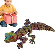 3D Printed Lizard - Articulated Lizard Decor,Fantasy 3D Printed Animals, Articulating Lizard Toy for Executive Desk Toys