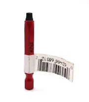 TASK - 2" #2 Robertson Tip Red 2 Piece Screwdriver Bit, #T68512 (10-pack)