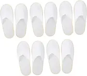 NOLITOY Slippers Non Hotel Sliders Hotel Guests Shoes Cotton White