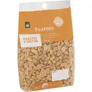 Woolworths Peanuts Roasted & Salted 750g