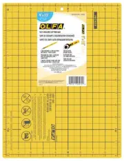 OLFA Double-Sided Self-Healing Cutting Mat 9"X12"-Yellow 1160262