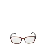 Emporio Armani Rectangle Frame Sunglasses 55 White
