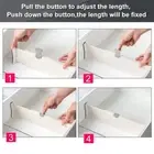 5 Pack Adjustable Drawer Divider Separators Retractable Drawer Organizer