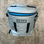 Light Weight Backpack Cooler Waterproof & Leakproof Insulated Gray & Black. New!