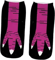 [Oshhni] Chicken Legs Socks Sweat Absorbing Animal Socks for Anniversary Festival Travel