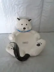 New - Department 56 - Black & White - Cat Soap Dish